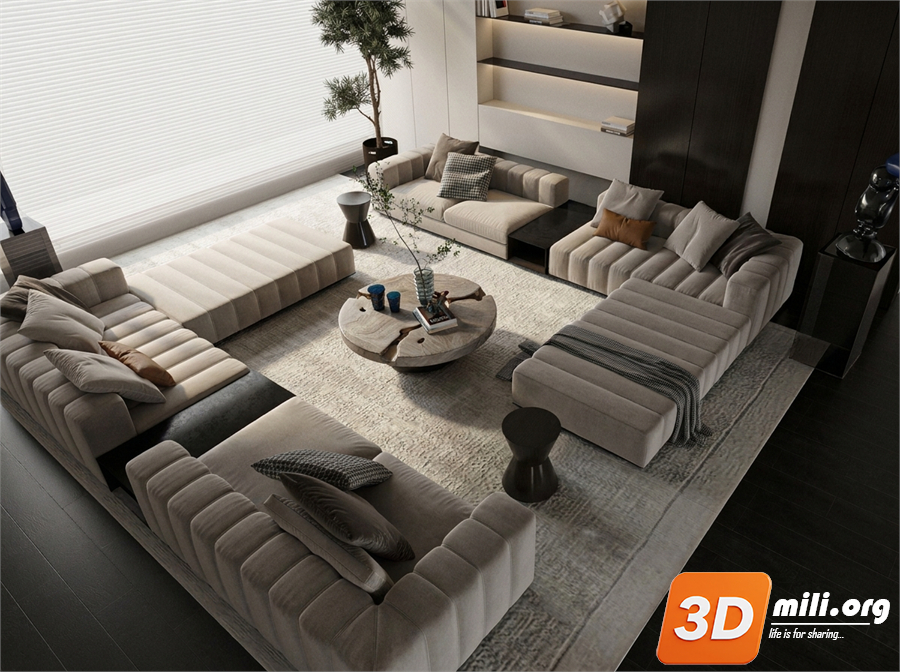 Sofa Minotti Skp Files 